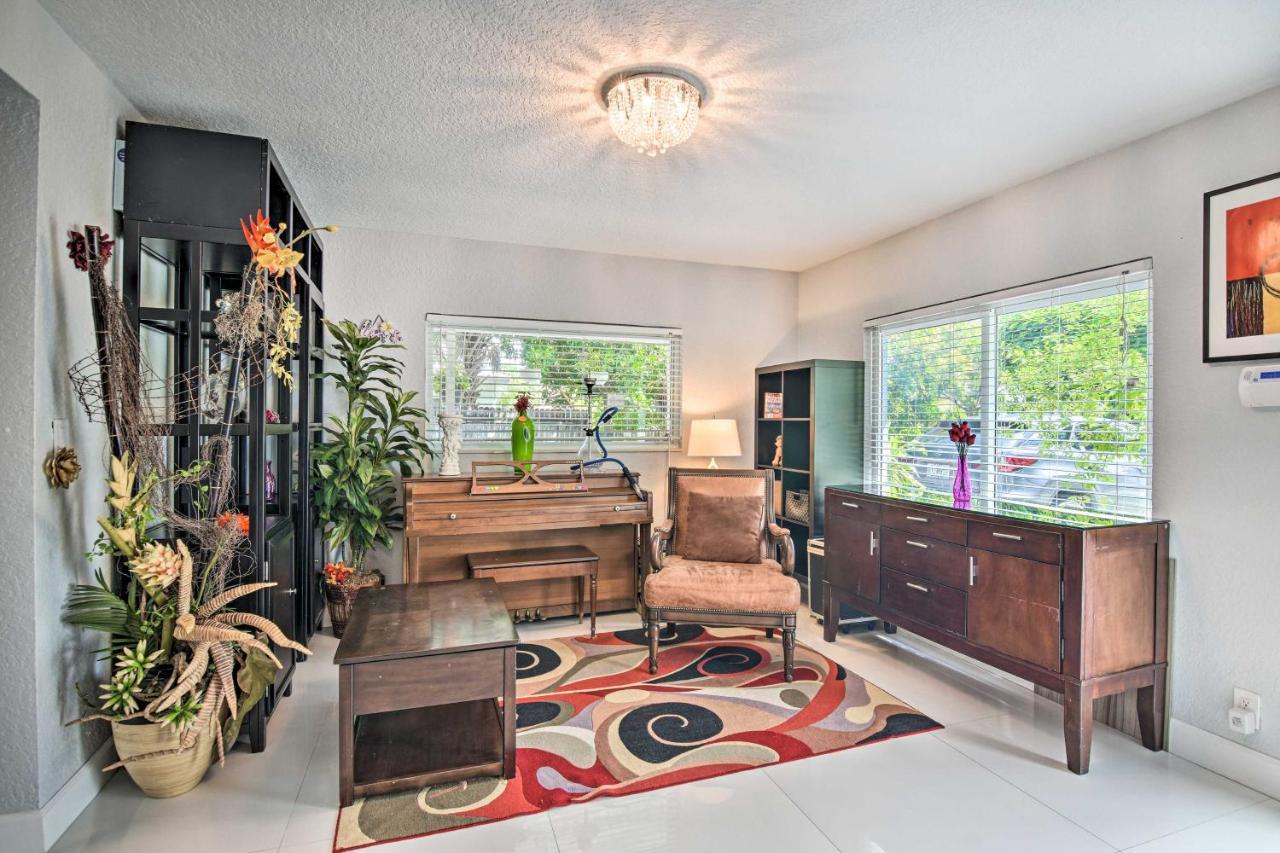 Shady And Eclectic Fort Lauderdale Dwelling With Yard! Exterior foto