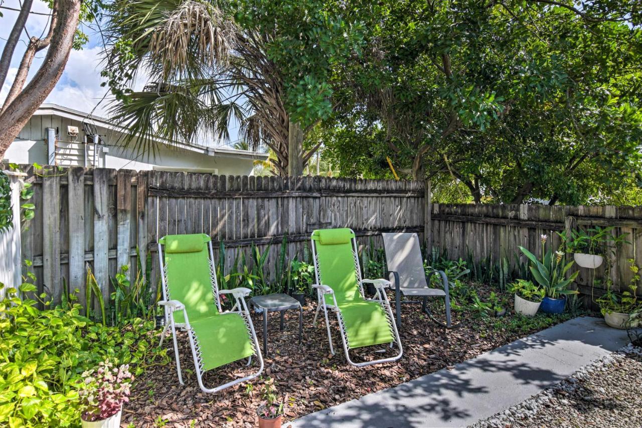 Shady And Eclectic Fort Lauderdale Dwelling With Yard! Exterior foto